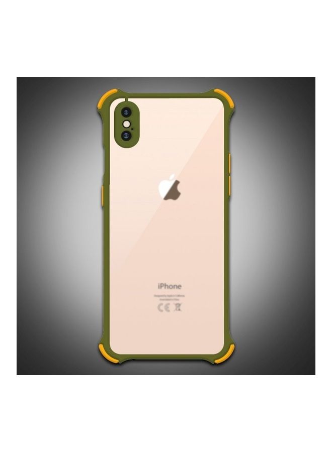 MARGOUN Protective Case Cover For Apple iPhone XS Max Clear/Green/Yellow - Image 4