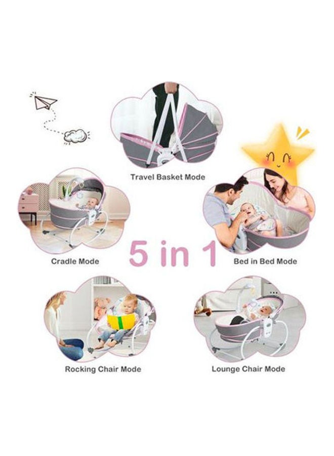 5-In-1 Rocker Bassinet With Vibration Unit  - Image 3