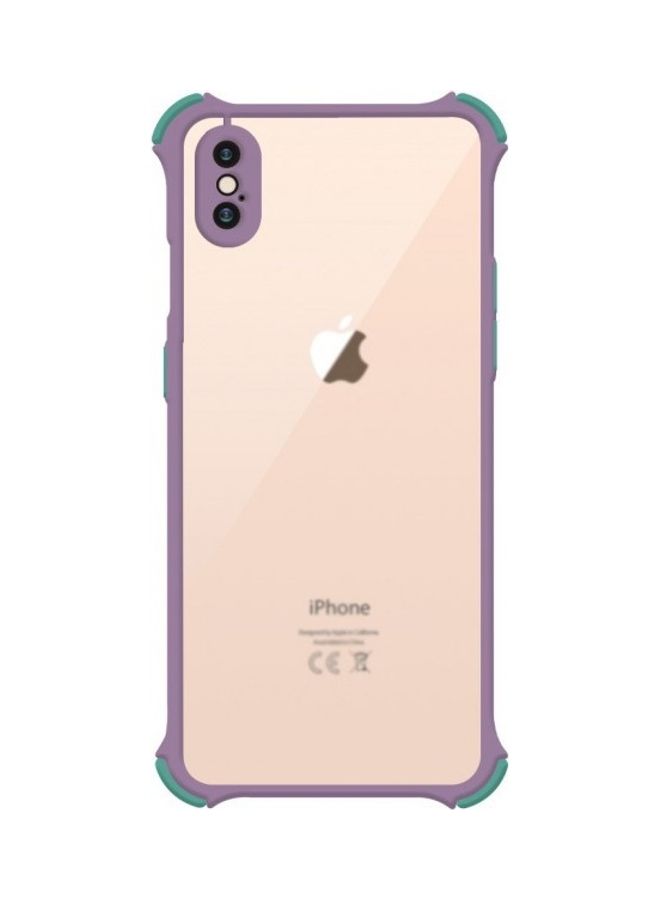 MARGOUN Protective Case Cover For Apple iPhone XS Max Clear/Purple - Image 1