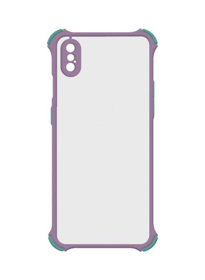 MARGOUN Protective Case Cover For Apple iPhone XS Max Clear/Purple - Image 3