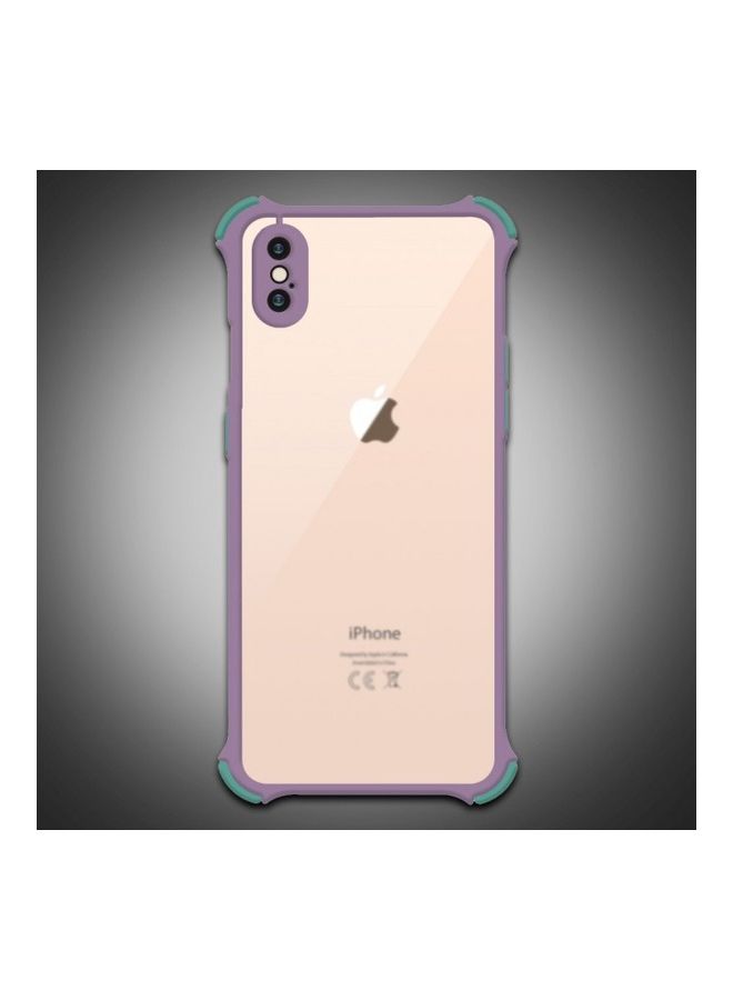 MARGOUN Protective Case Cover For Apple iPhone XS Max Clear/Purple - Image 4