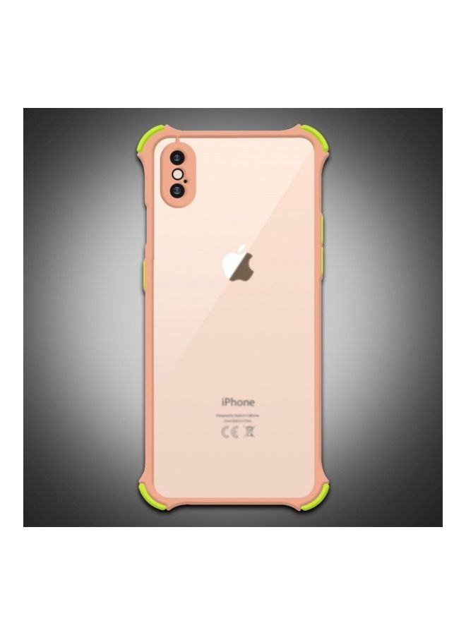 MARGOUN Protective Case Cover For Apple iPhone XS Max Clear/Pink/Green - Image 4
