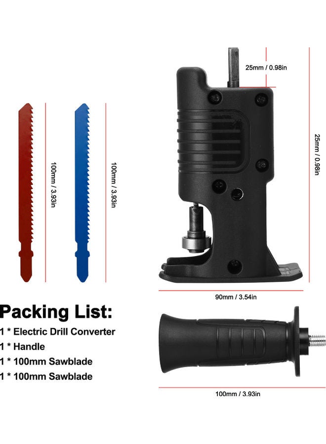 Generic - Electric Drill With 2 Saw Blade Multicolour - Image 1