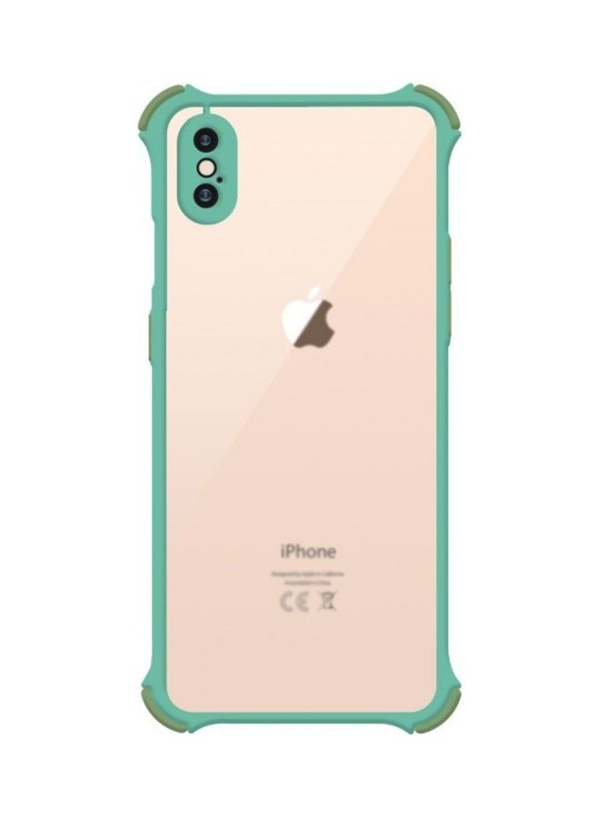 MARGOUN Protective Case Cover For Apple iPhone XS Max Clear/Mint Green - Image 1