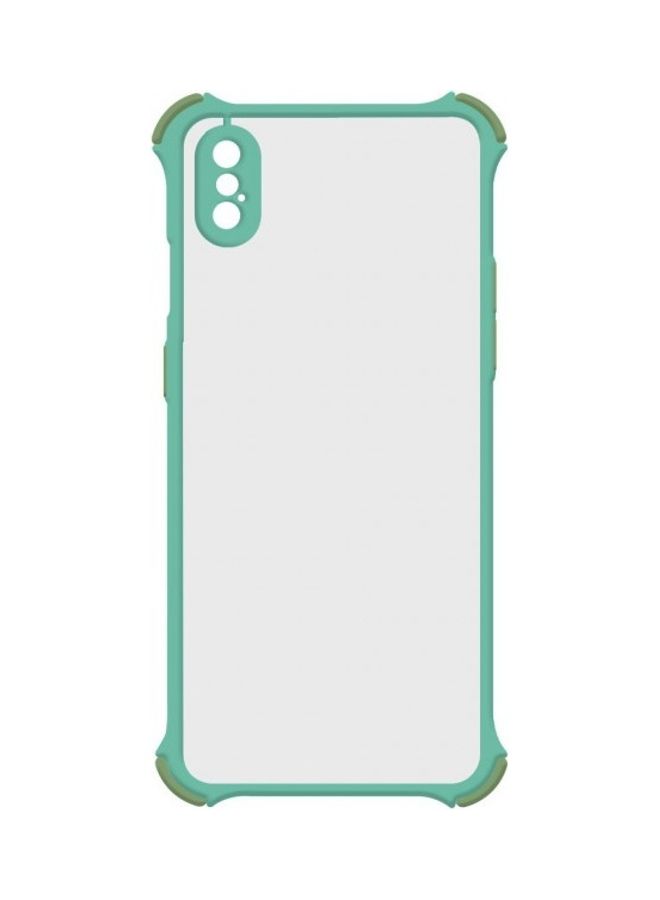 MARGOUN Protective Case Cover For Apple iPhone XS Max Clear/Mint Green - Image 3