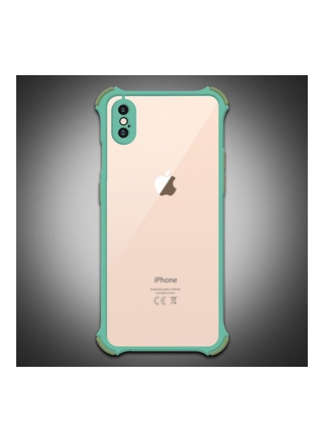 MARGOUN Protective Case Cover For Apple iPhone XS Max Clear/Mint Green - Image 4