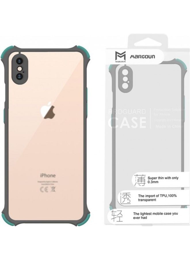 MARGOUN Protective Case Cover For Apple iPhone XS Max Clear/Grey - Image 2