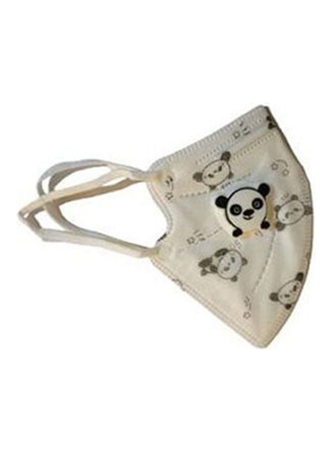 Generic Kids KN95 - Kids Series Folding Mask With Breathing Filter -nose Support - 3 Pcs - White Design - Image 2