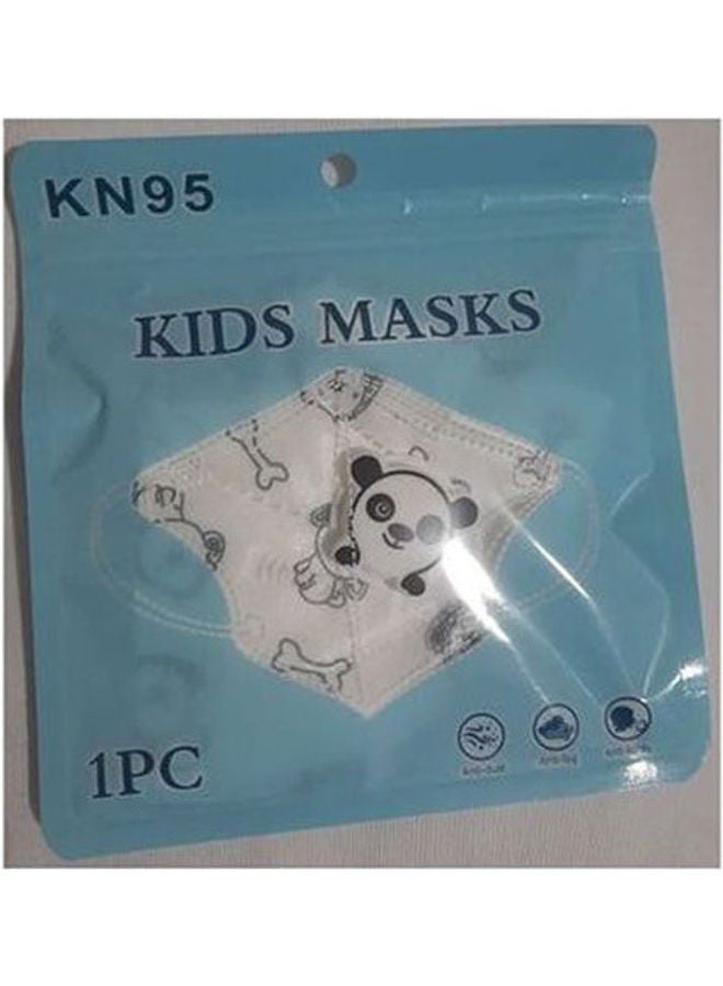 Generic Kids KN95 - Kids Series Folding Mask With Breathing Filter -nose Support - 3 Pcs - White Design - Image 3