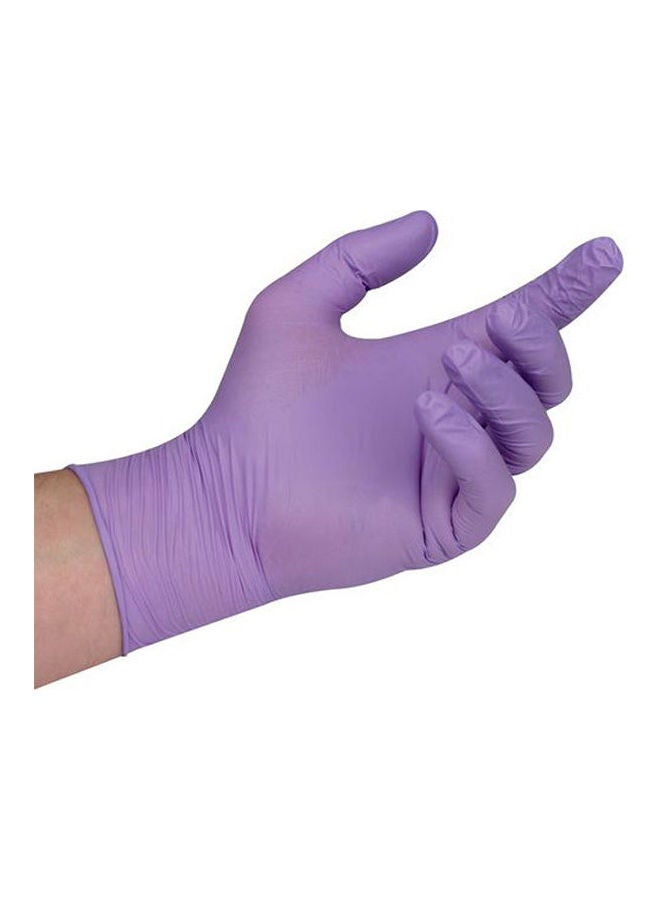 Generic Nitrile Purple Gloves - 100 Pcs - Image 1