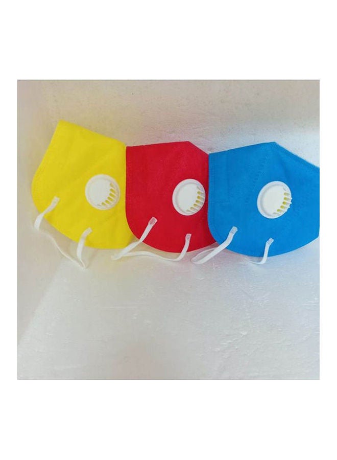 Generic - Kn95 - Summer Vibes Folding Masks Breathing Valve - Ear Loop - 3 Pcs - Image 1