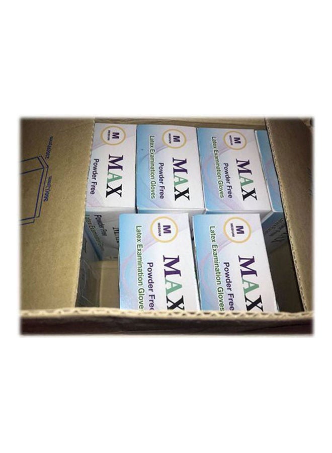 Generic Latex Examination Gloves - Powder Free - 100 Pcs -Medium- 10 Packs - Image 3
