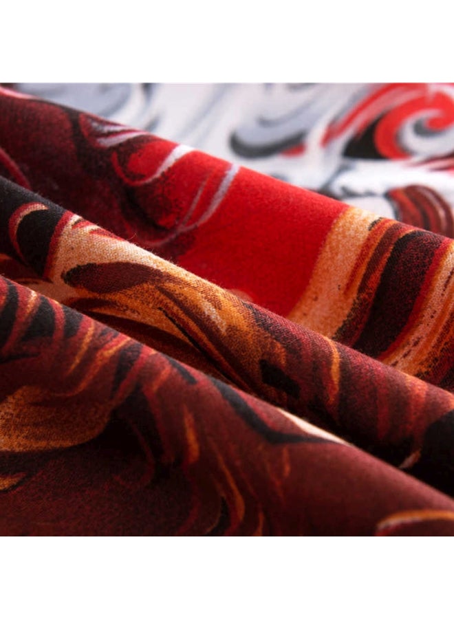 ديسديل طقم مفرش سرير بتصميم ملائم للكريسماس مكون من 4 قطع polyester أخضر/ أبيض/ أحمر  - Image 5