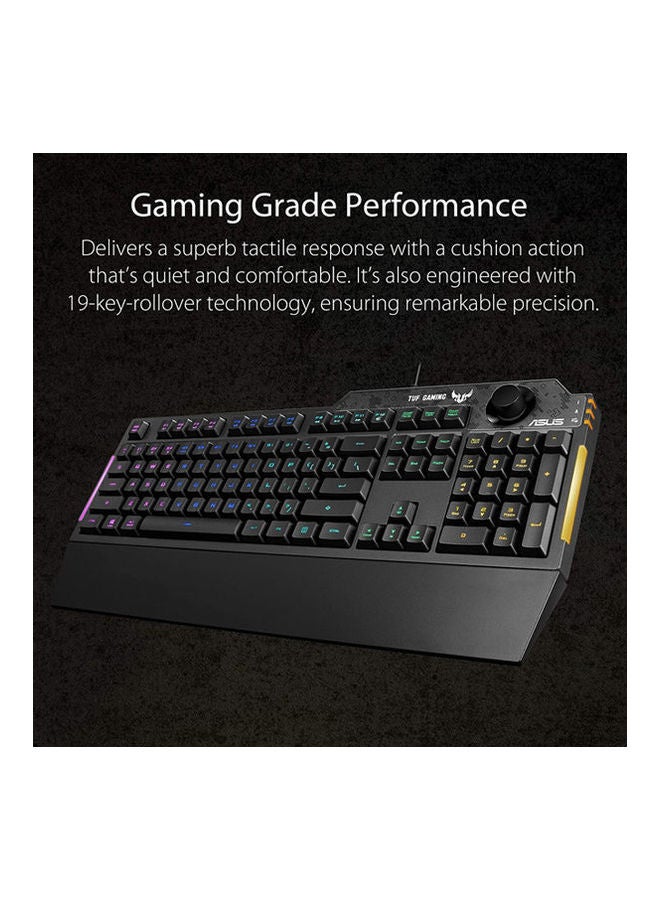 ASUS Keyboard Ra04 Tuf Gaming K1/Ar Black - Image 2