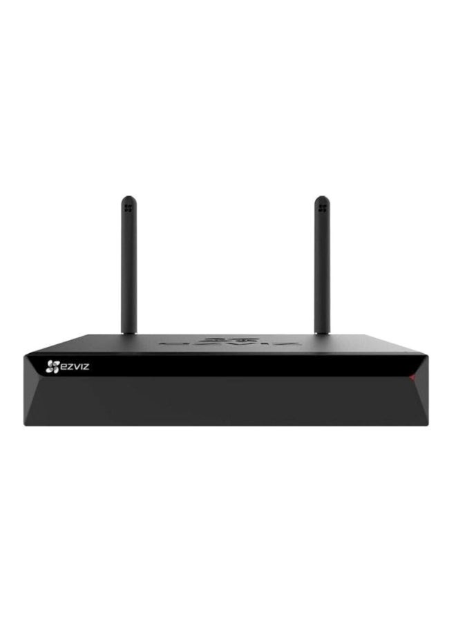 EZVIZ - X5S-8W Wireless 8 Channel NVR, Supports High-Resolution Cameras of Up to 3K Video Quality, Wi-Fi Range (2.4G) Up to 100 m, Supports ONVIF, H.265 Video Technology, HDMI/VGA Output, Supports Up to 8TB Storage | CS-X5S-R100-8W - Image 1