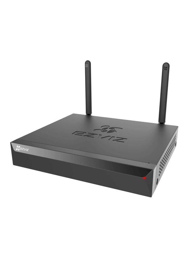 EZVIZ - X5S-8W Wireless 8 Channel NVR, Supports High-Resolution Cameras of Up to 3K Video Quality, Wi-Fi Range (2.4G) Up to 100 m, Supports ONVIF, H.265 Video Technology, HDMI/VGA Output, Supports Up to 8TB Storage | CS-X5S-R100-8W - Image 1