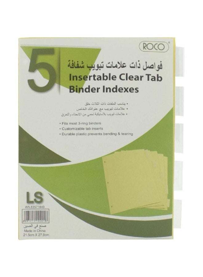 روكو فواصل ذات علامات تبويب شفافة - Image 1