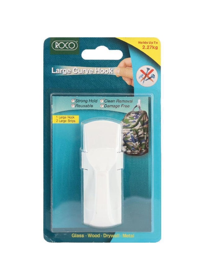 روكو خطاف منحن كبير أبيض - Image 1