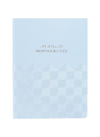 Life Is Full Of Responsibility Notebook Blue - v1624989648/N48279750A_1