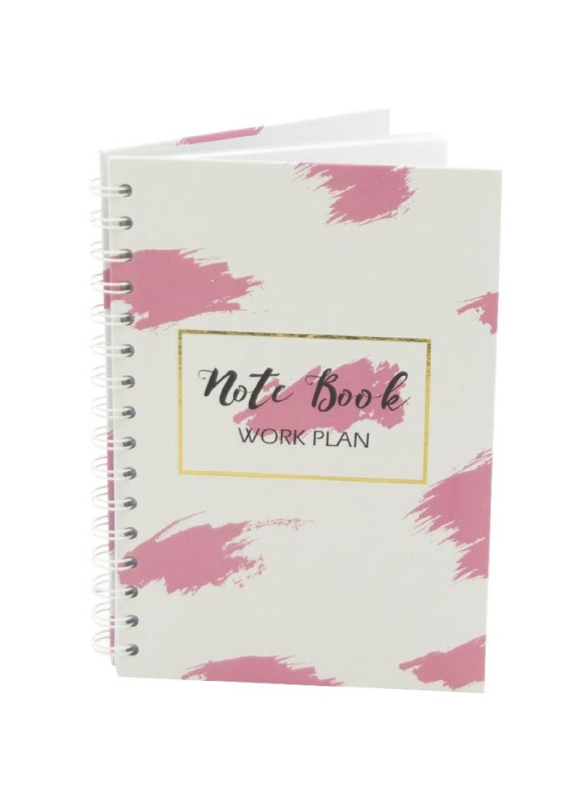 روكو دفتر ملاحظات مسطر بنمط يحمل عبارة "Work Plan" متعدد الألوان - Image 1