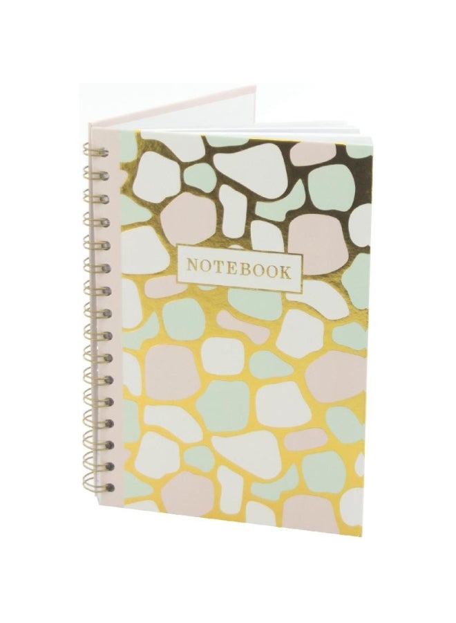 روكو نوت بوك بورق مسطر وغلاف مزين برسمة أحجار حصى متعدد الألوان - Image 1