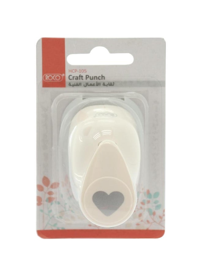 روكو ثقابة الأعمال الفنية لثقب واحد على شكل قلب بيج - Image 1