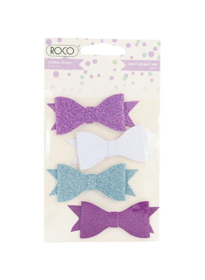 روكو عقد أنشوطة لامعة 4 قطع متعدد الألوان - Image 1