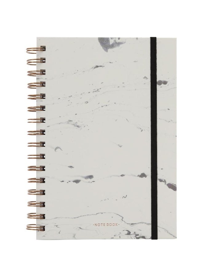 ROCO Notebook Marble A Lined Sheets White/Grey - Image 1