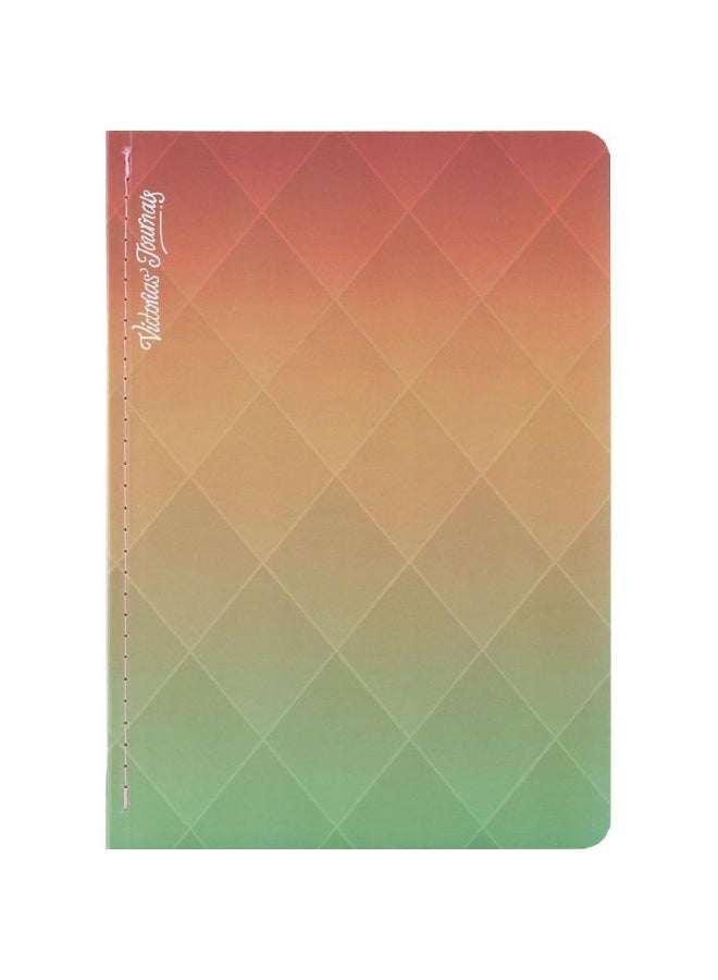 روكو دفتر ملاحظات مسطر مزود بشريط مطاطي وتصميم ملون متعدد الألوان - Image 1