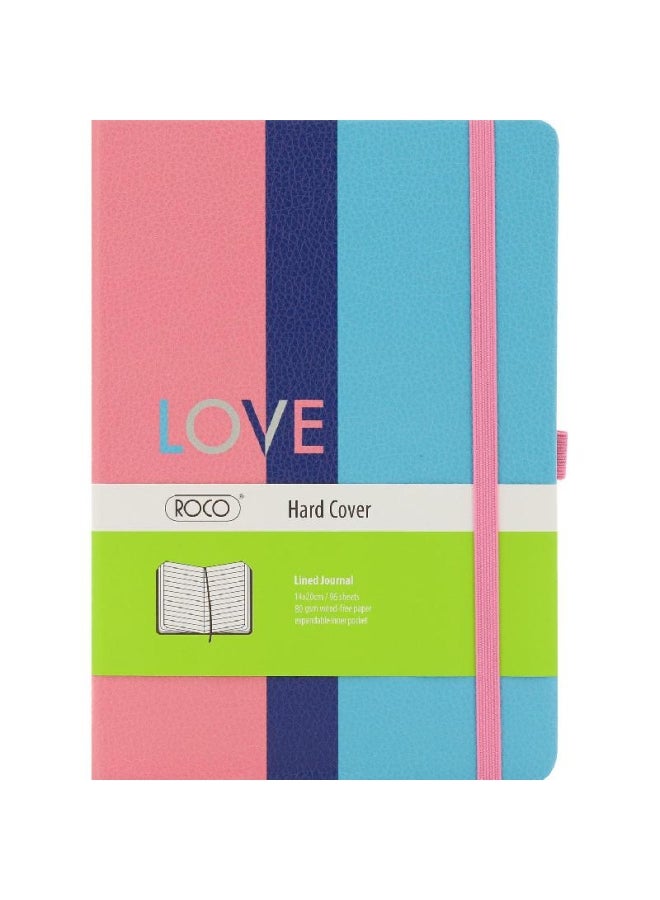 روكو دفتر ملاحظات مسطّر للمذكرات بغلاف مقوى متعدد الألوان - Image 1