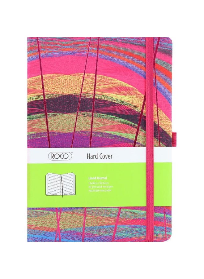 ROCO Lined Sheet Memo Notebook With Elastic Band Multicolour