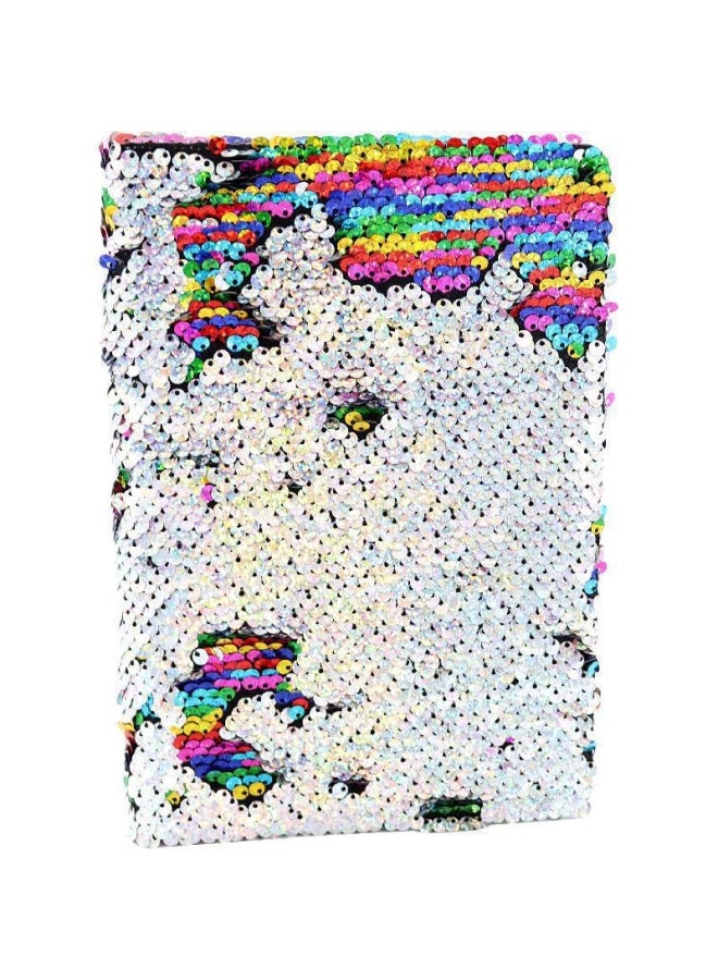 روكو نوت بوك مسطر بتصميم يونيكورن من الترتر متعدد الألوان - Image 1