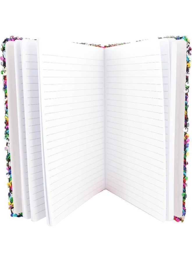 روكو نوت بوك مسطر بتصميم يونيكورن من الترتر متعدد الألوان - Image 2