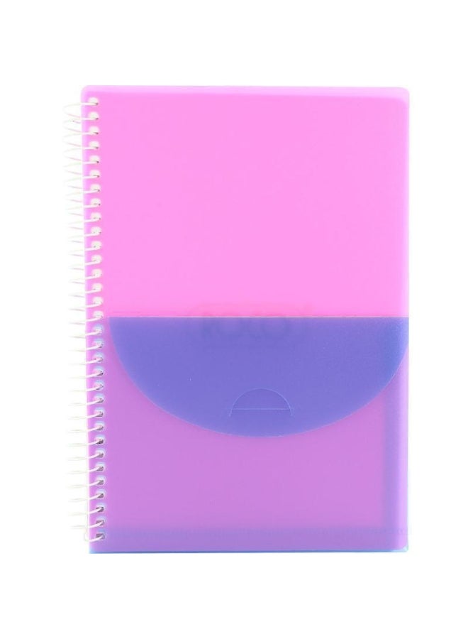ROCO Tone Wide Ruled Lined Note Book With Envelope Pink - Image 1