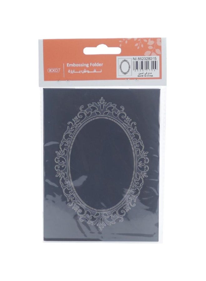 روكو مجلد للنقش رمادي - Image 2