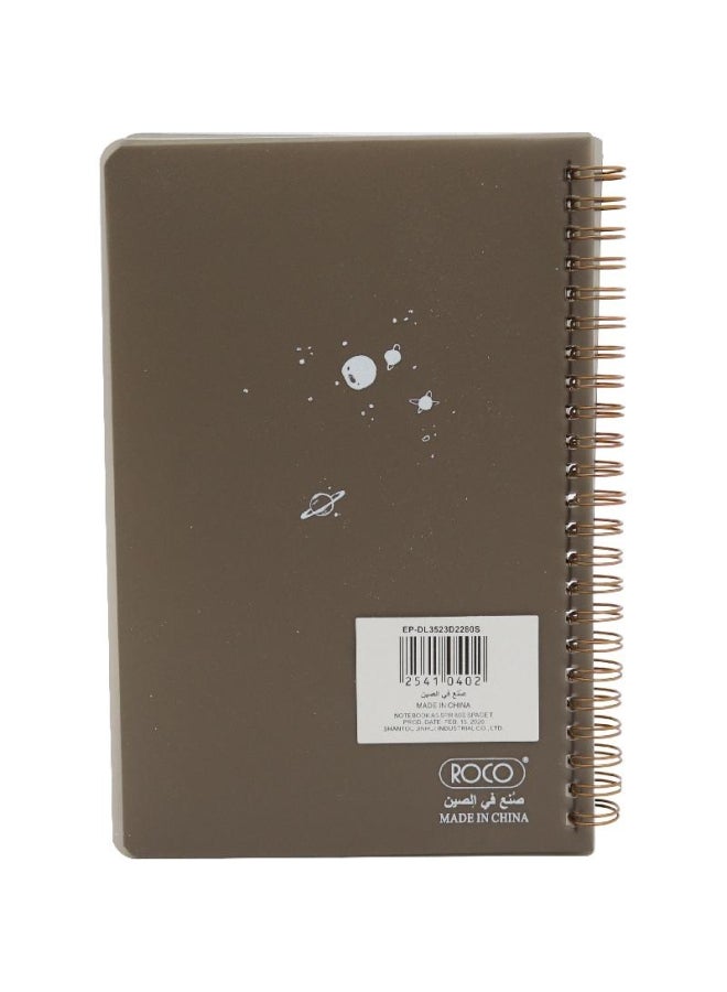 ROCO Space Tourist Lined Notebook Black - Image 2