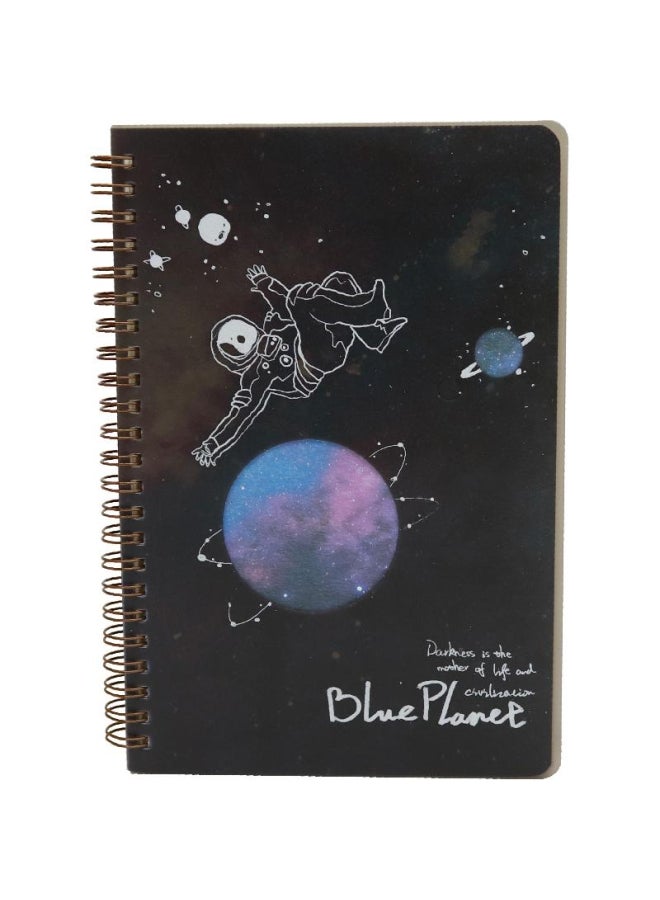 ROCO Blue Planet Lined Notebook Black - Image 1