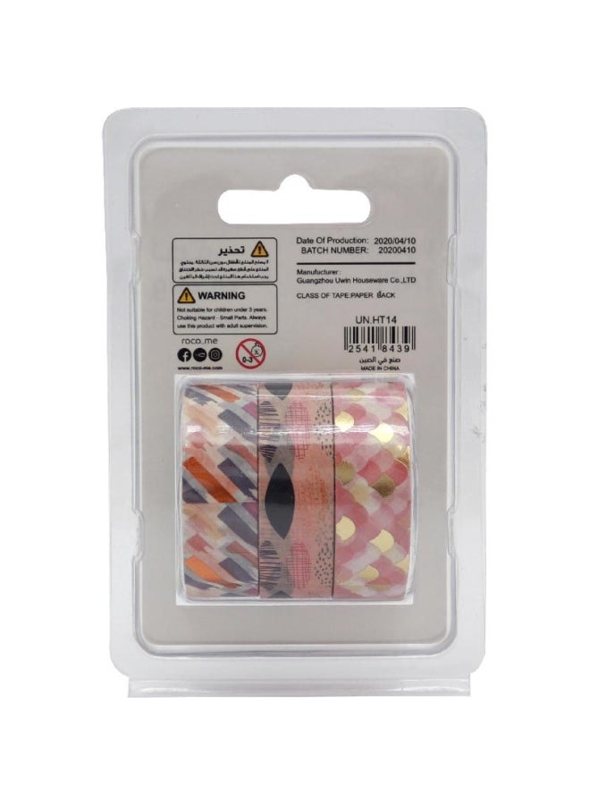 روكو بكرة شريط لاصق واشي ألوان متعددة - Image 2