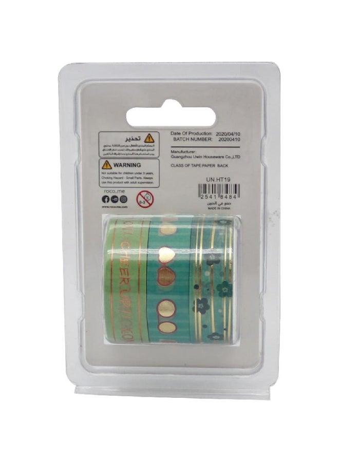 روكو بكرة شريط لاصق واشي ألوان متعددة - Image 2