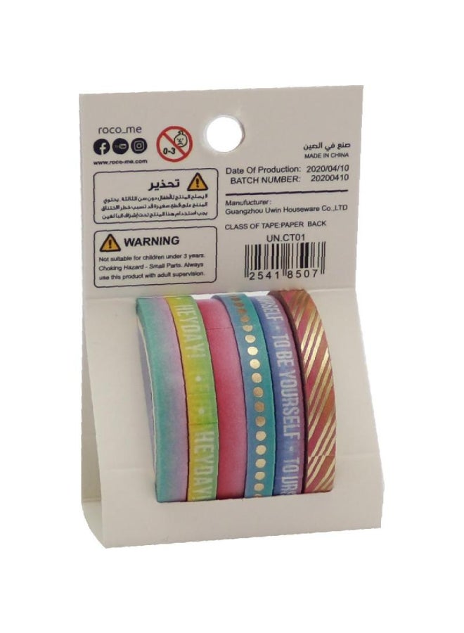 ROCO Washi Tape Roll Multicolor - Image 2