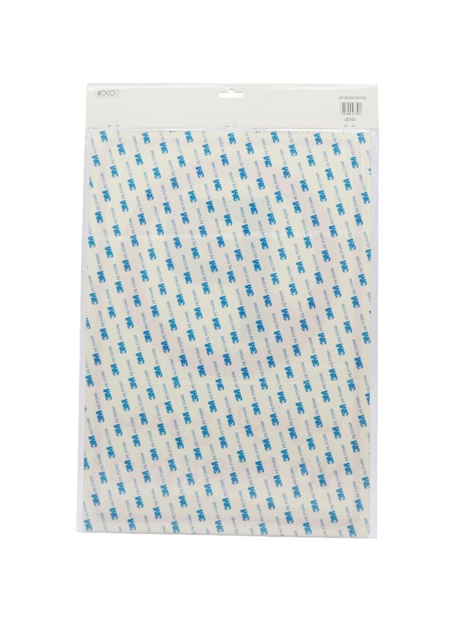 ROCO Self Adhesive Sign No Parking Arabic English Multicolor - Image 2