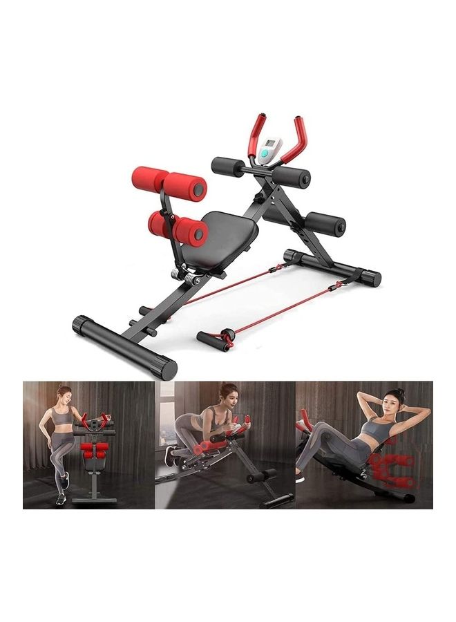 Max Strength Adjustable Ab Coaster Detachable Sit Up Bench Standardcm - Image 2