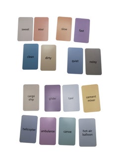 Little Kitabi 2-Pack Early Learning Development  Opposites and Things That Move Flash Cards  - Image 2