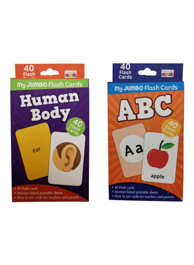 Little Kitabi Human Body And Alphabet Flash Cards  - Image 1