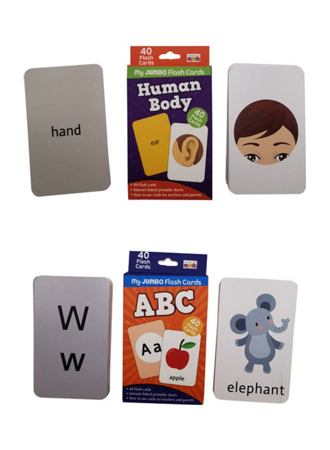 Little Kitabi Human Body And Alphabet Flash Cards  - Image 4