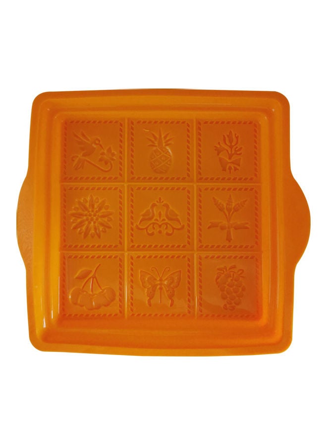 Silicone Patisserie Candy Mould Orange 24 x 24cm - Image 3