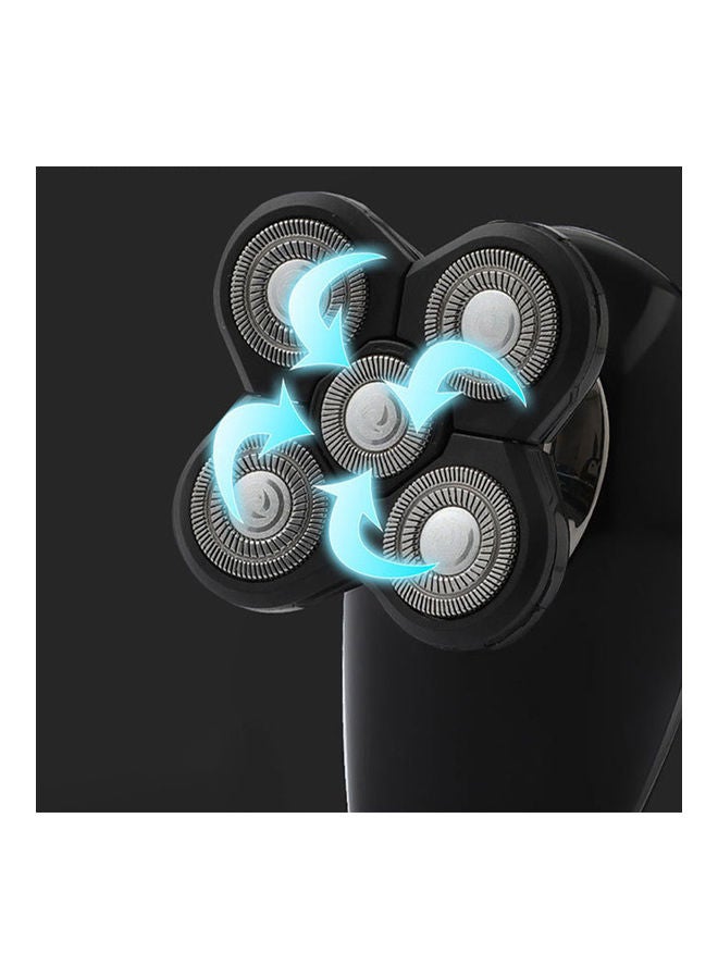EzzySo Electric LED Shaver with 4D Floating Cutter Head Black - Image 2