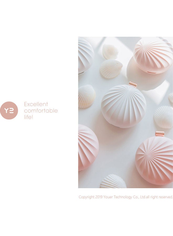 EzzySo Shell Type Household Mini Aroma Diffuser White 7.6x3.8cm - Image 5