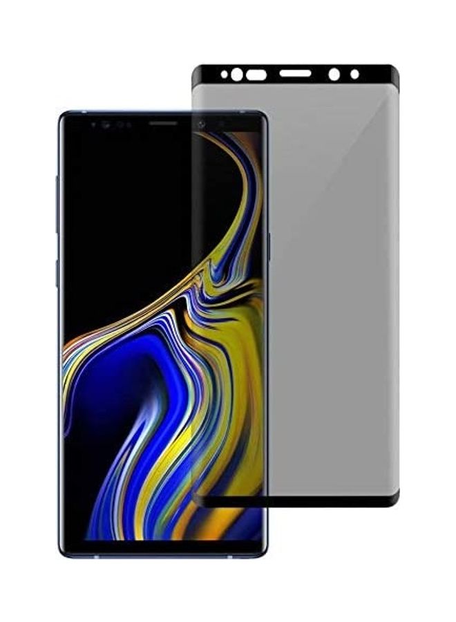 ICS Tempered Glass Screen Protector For Samsung Galaxy Note9 Black/Clear - Image 1