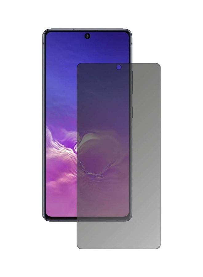 ICS Tempered Glass Screen Protector For Samsung Galaxy Note10 lite Clear/Black - Image 1